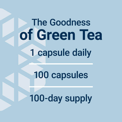 Top view of Life Extension green tea extract bottle cap