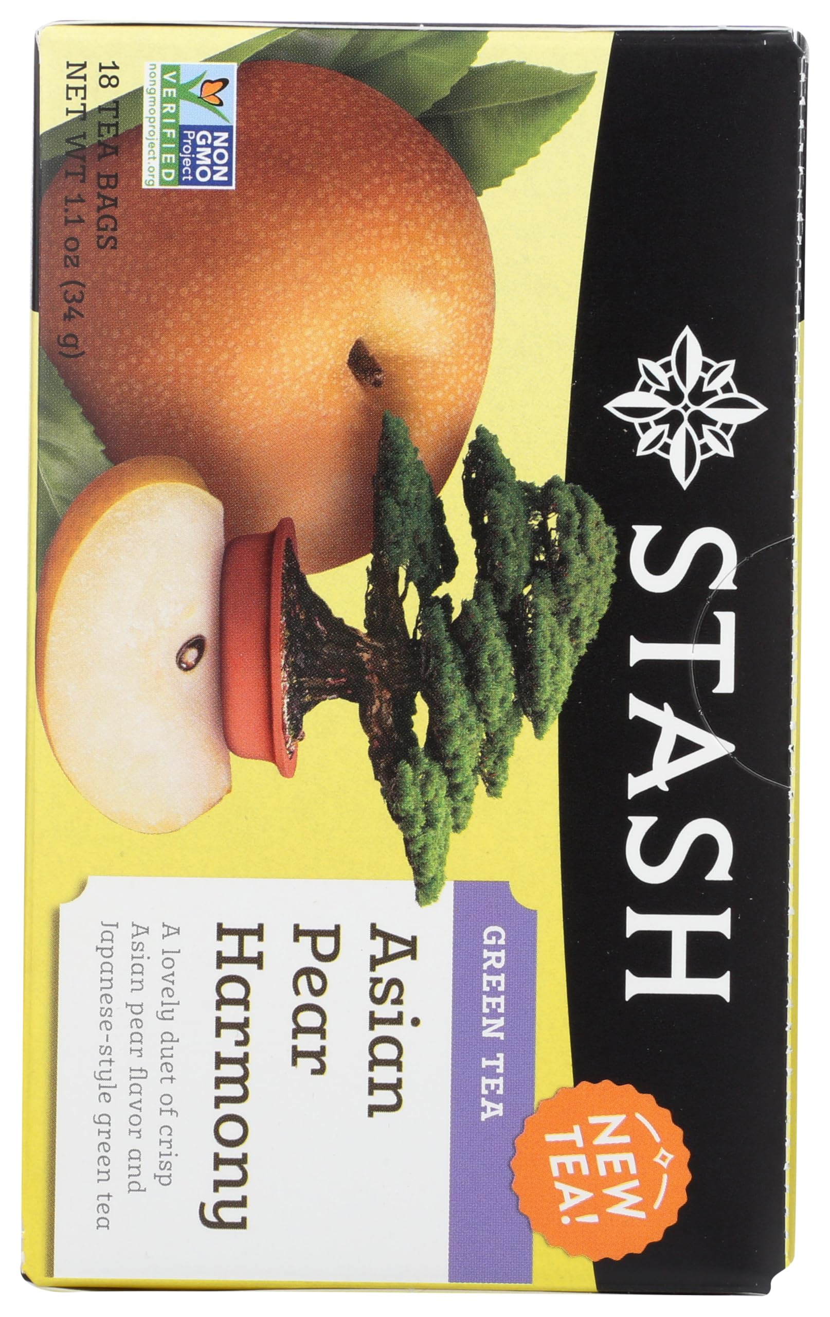 Stash Tea Asian Pear Harmony tea bag in a cup