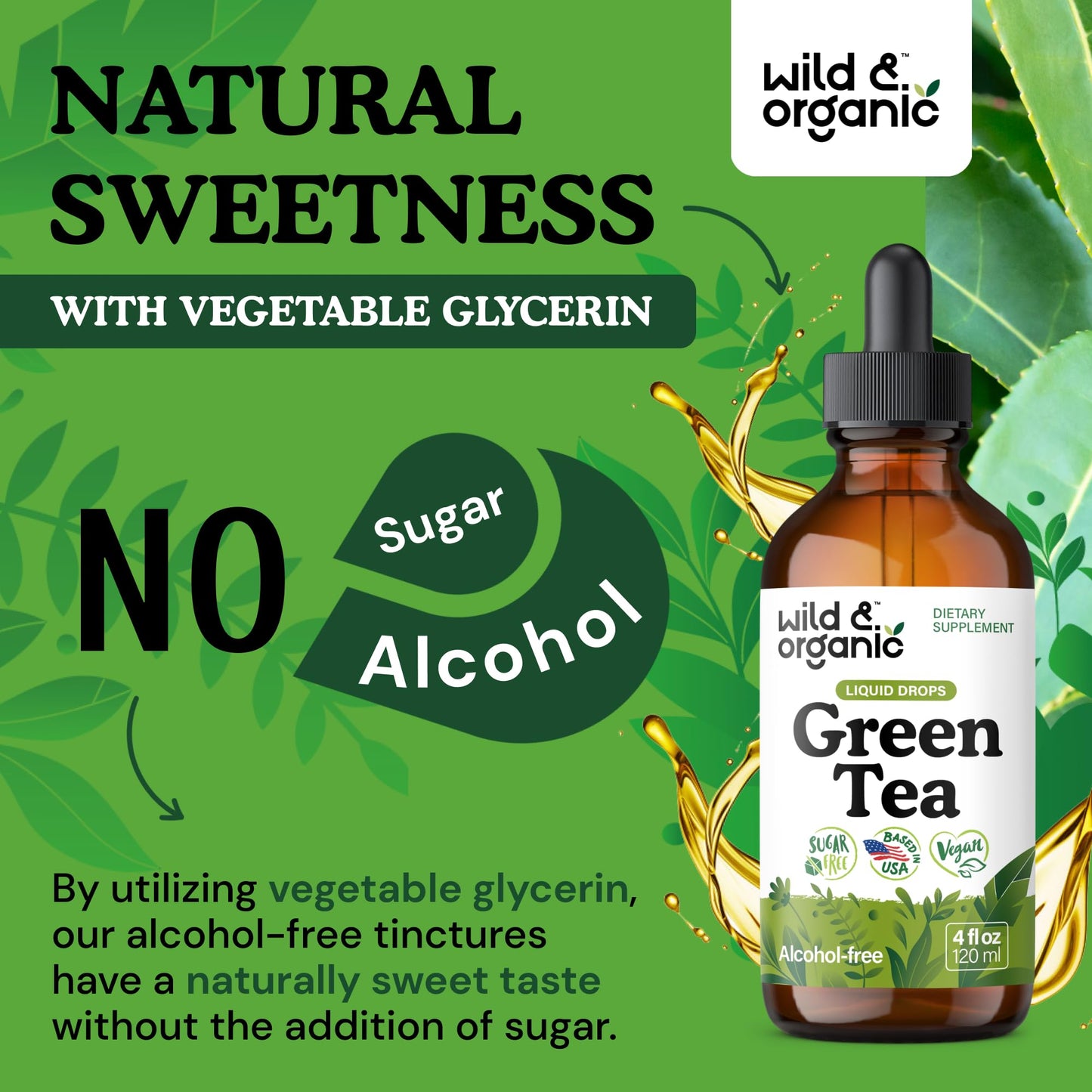 Authentic USA imported green tea extract supplement bottle