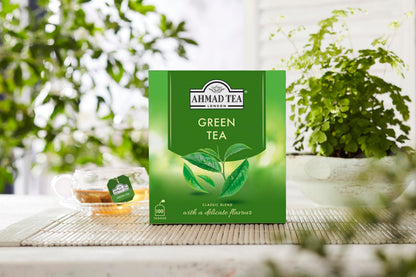 Authentic Ahmad Tea imported packaging details