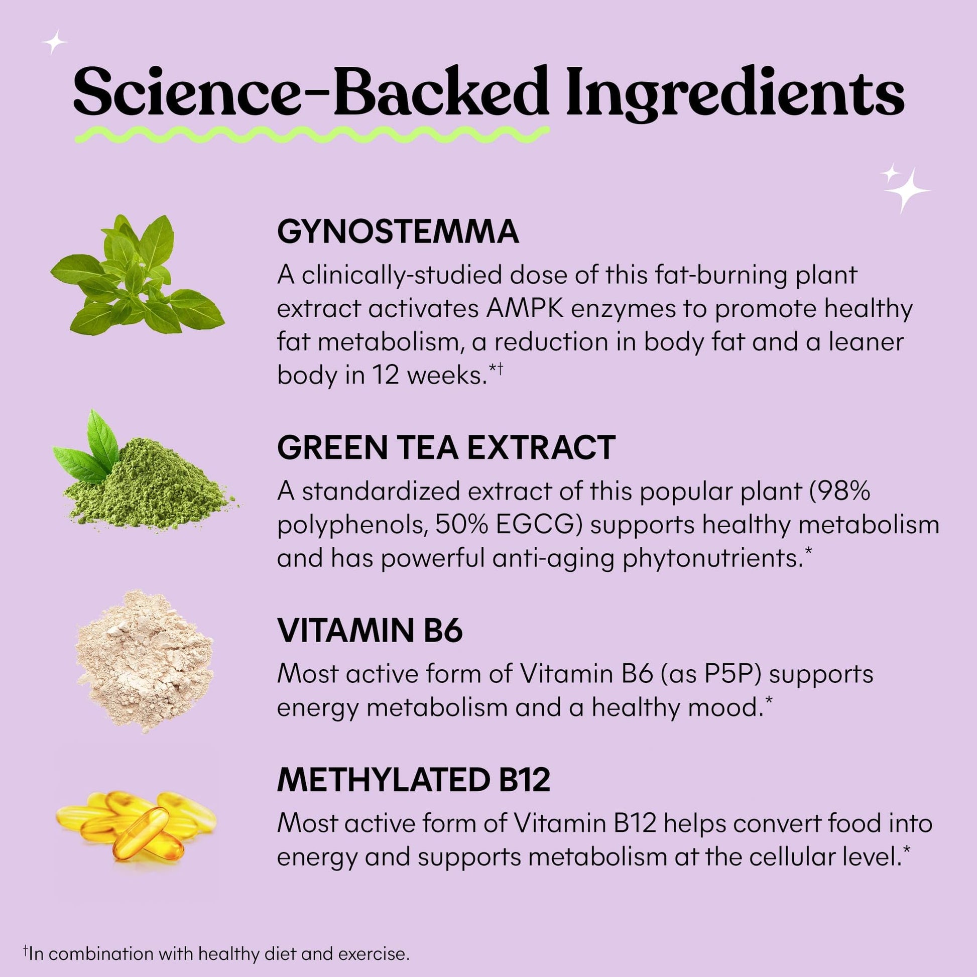 Back of Lemme Burn bottle showing supplement facts and ingredients
