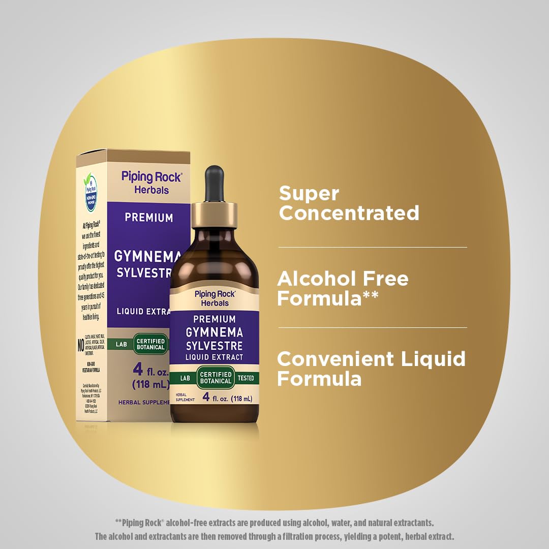 Gymnema Sylvestre sugar destroyer supplement bottle for curbing sweet cravings naturally.