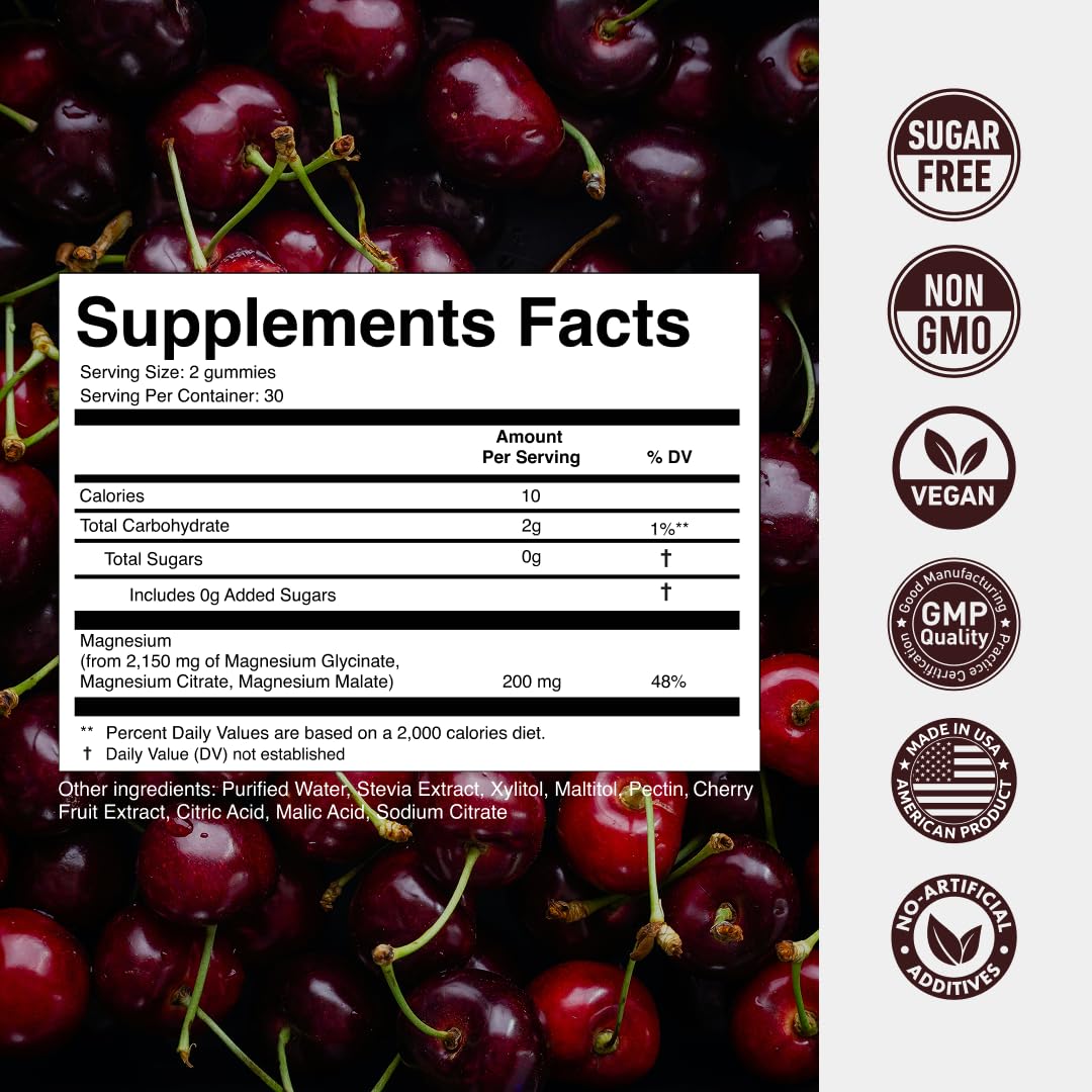 Secret Element magnesium 3 in 1 gummy texture and color