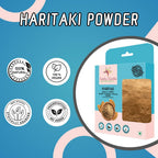 Sadu Gudu Haritaki powder packaging clear window view