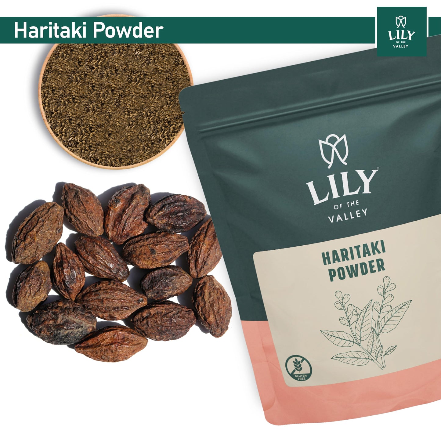 Lily of the Valley Ayurvedic Haritaki powder dietary supplement