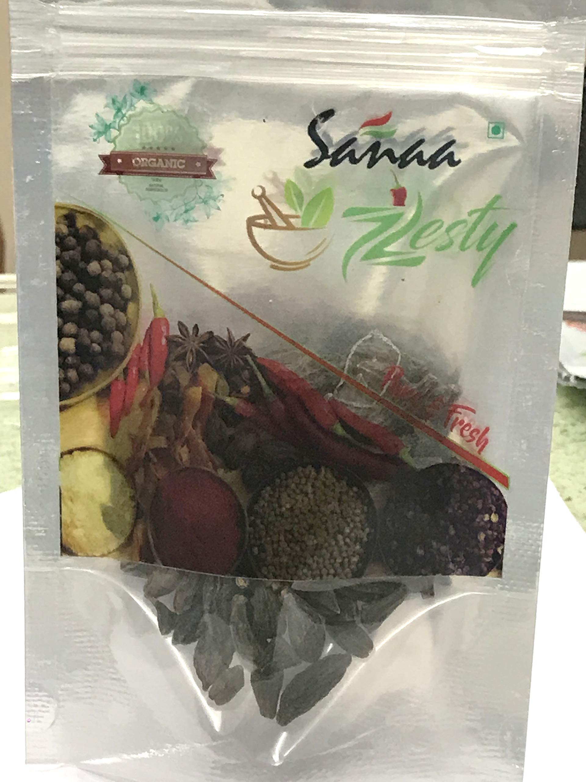 Sanaa Zesty Terminalia Chebula 8 Ounce bottle standing on a clean surface.