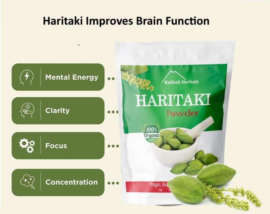 Imported Ayurvedic Haritaki supplement for pineal gland and third eye support