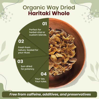 Organic Way Haritaki Whole nutritional information and ingredients