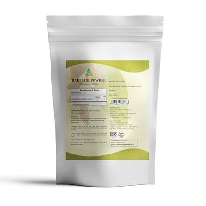 Herbal Hills Terminalia Chebula powder texture close up