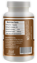Way 4 Organic Terminalia Chebula capsules dietary facts