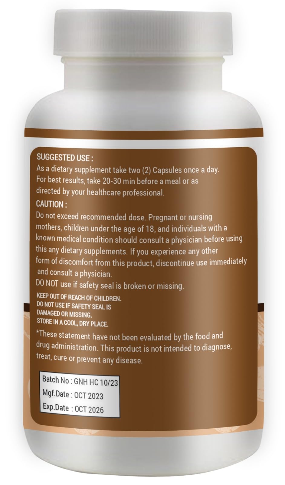 Close up of Way 4 Organic Haritaki herbal supplement packaging