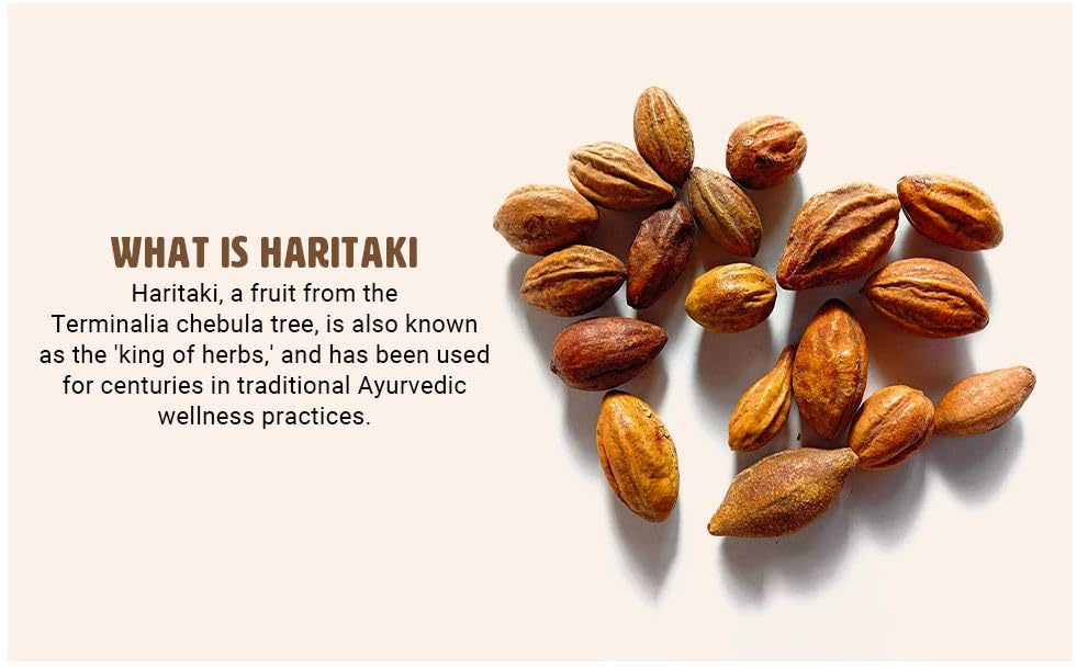 Authentic Way 4 Organic Haritaki bottle side profile