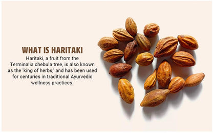 Authentic Way 4 Organic Haritaki bottle side profile