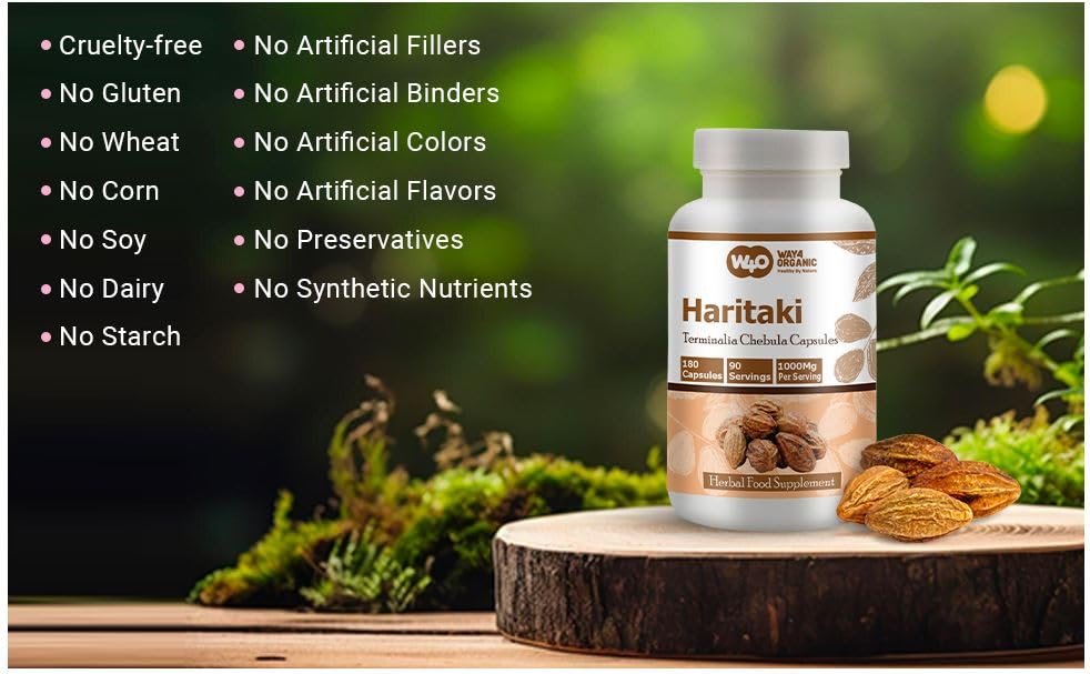 Premium Way 4 Organic Harad herbal supplement branding
