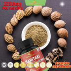 Daily dosage instructions on the premium bottle of Cona Nature Organic Haritaki