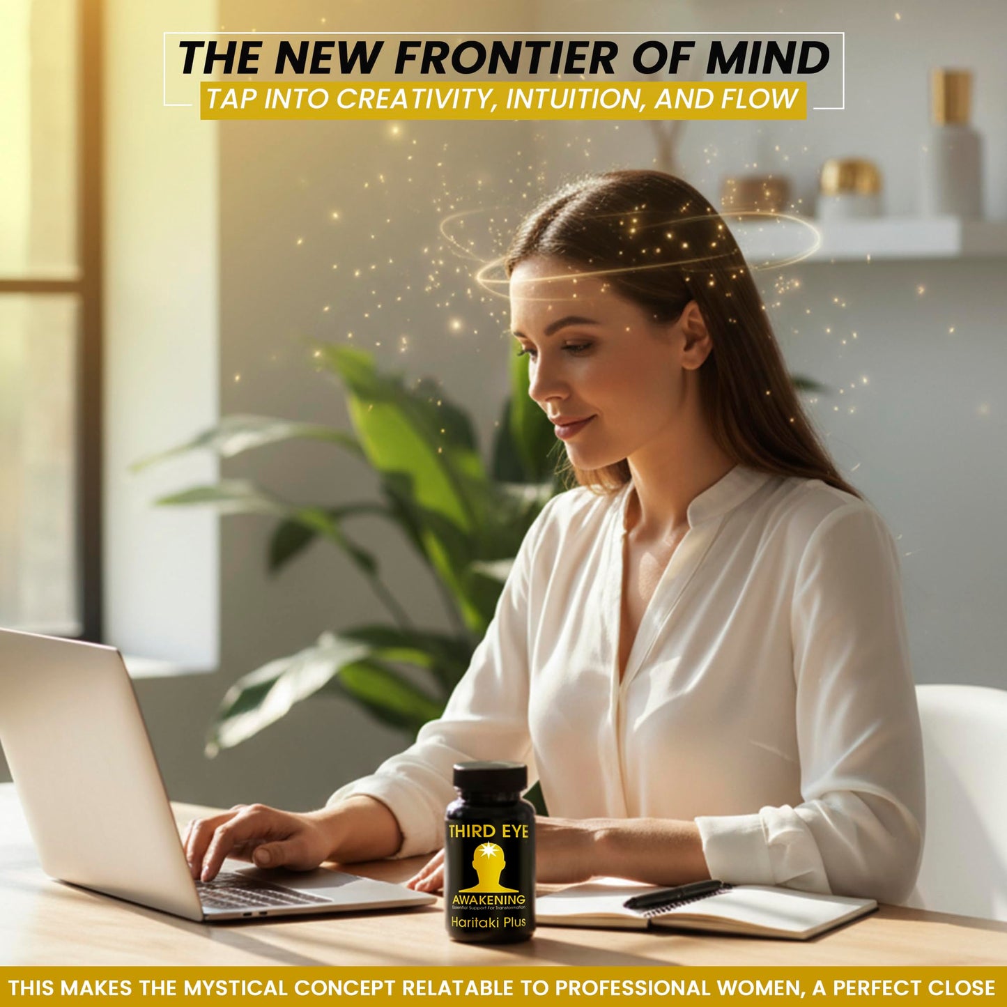 Close up of Kailash Herbals organic Ayurvedic brain food supplement