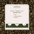 Authentic Starwest Botanicals organic hawthorn leaves and flowers four ounce package back label