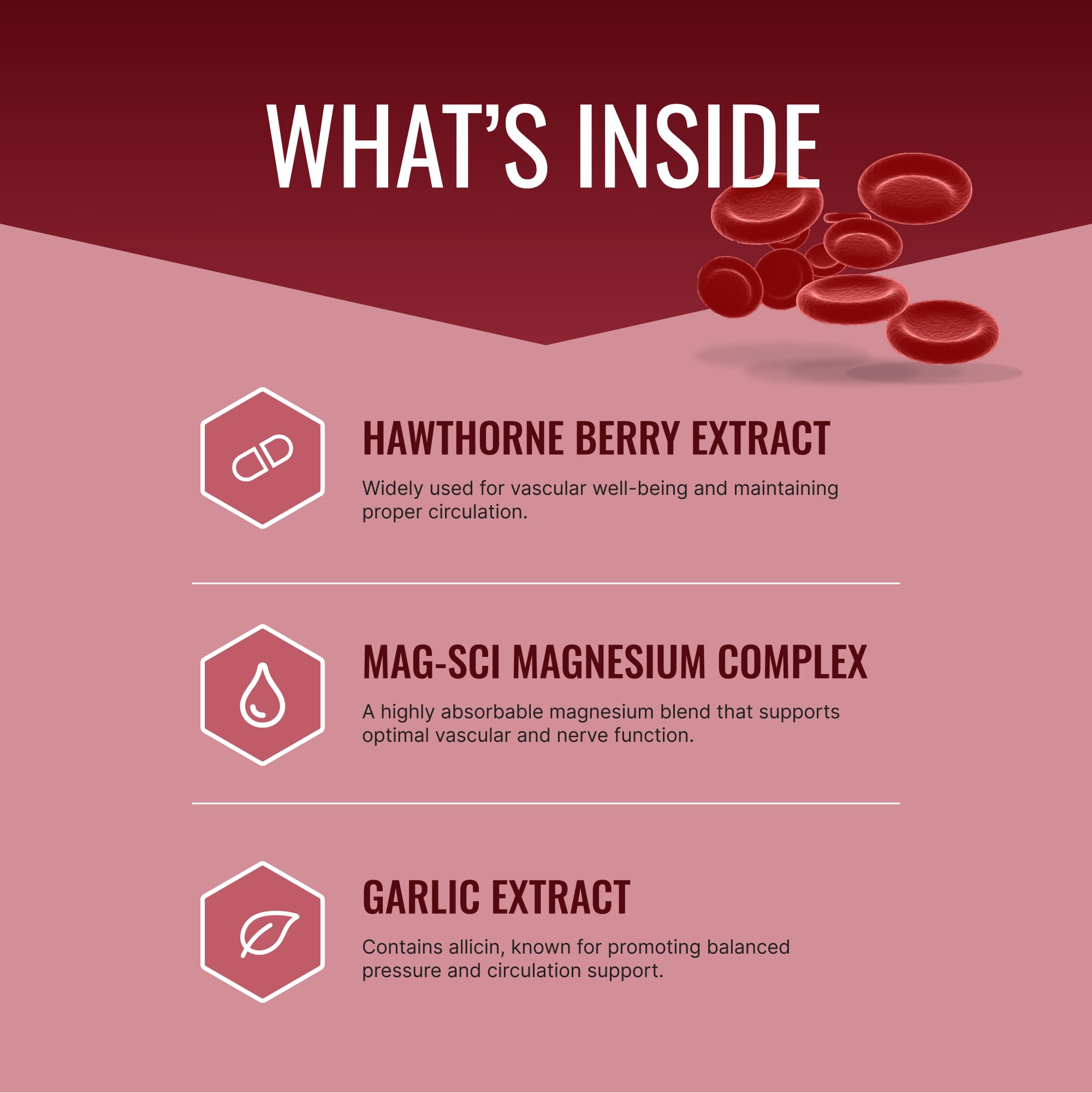 Approved Science Bloodsyl dietary supplement bottles displaying multi pack capsule supply.