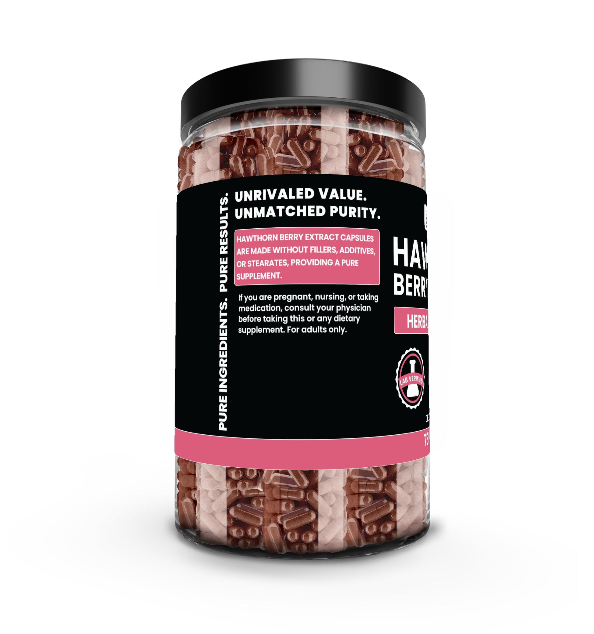 Heart health supplement Pure Original Ingredients Hawthorn Berry