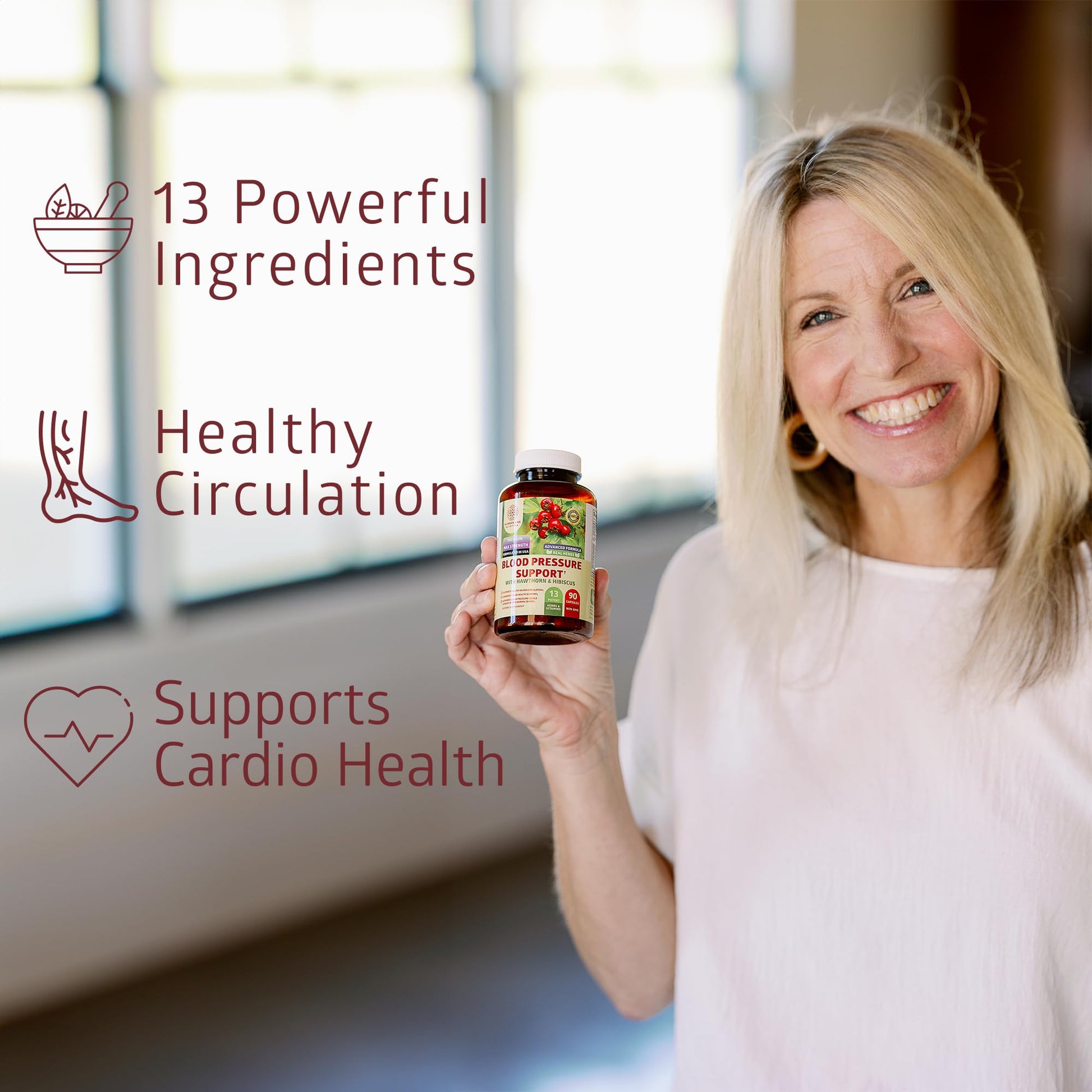 USA imported cardiovascular health dietary supplement capsules on Rudra Retails