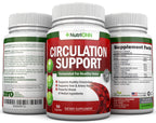 NutriONN L-Arginine and Hawthorn circulation blend authentic health supplement bottle