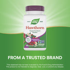 Authentic USA imported Nature's Way Hawthorn 90 vegan capsules product packaging details