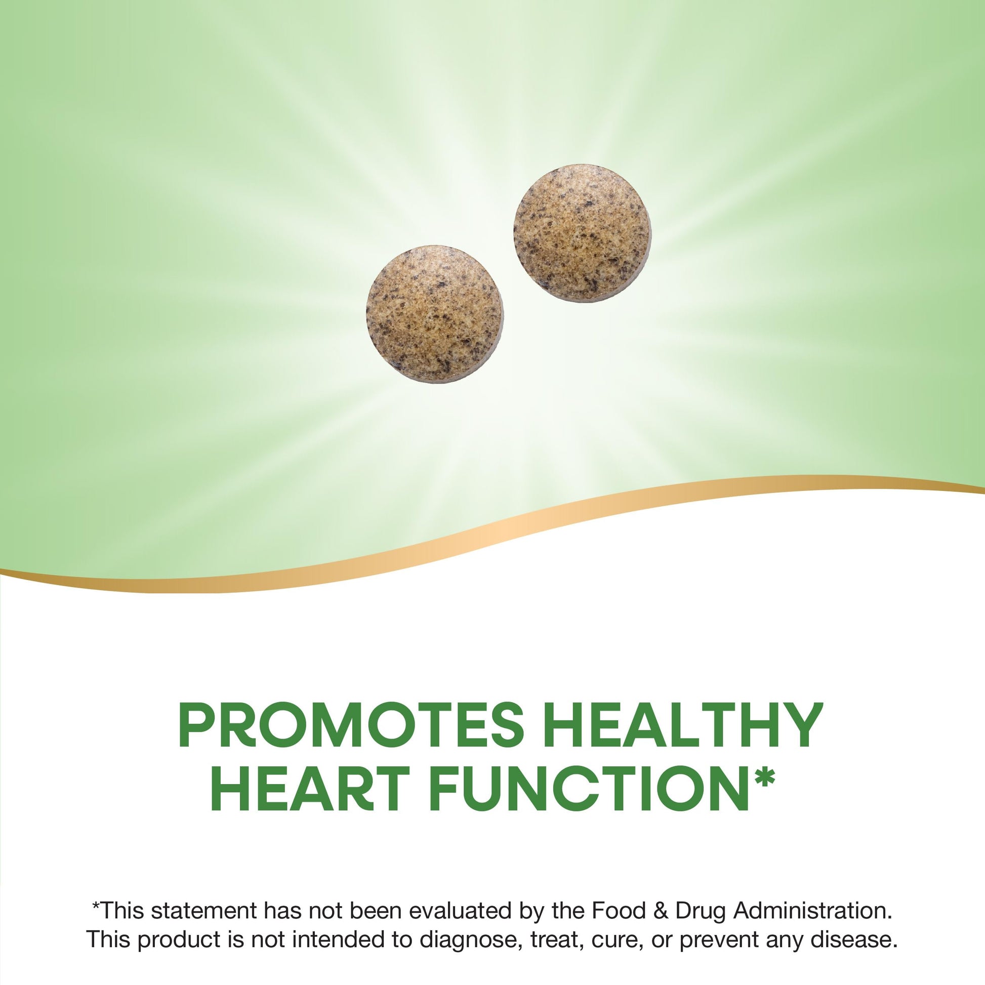 USA imported Nature's Way cardiovascular support formula 120 vegan tablets side panel