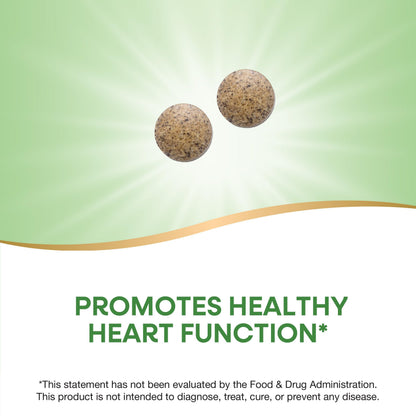 USA imported Nature's Way cardiovascular support formula 120 vegan tablets side panel