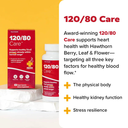 USA imported Redd Remedies heart support product on a clean background for premium wellness