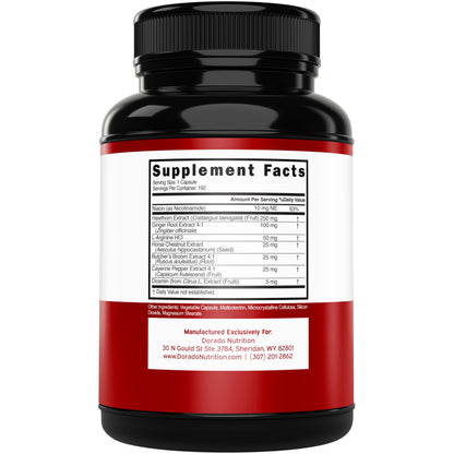 Dorado Nutrition blood flow supplement with Diosmin for varicose veins