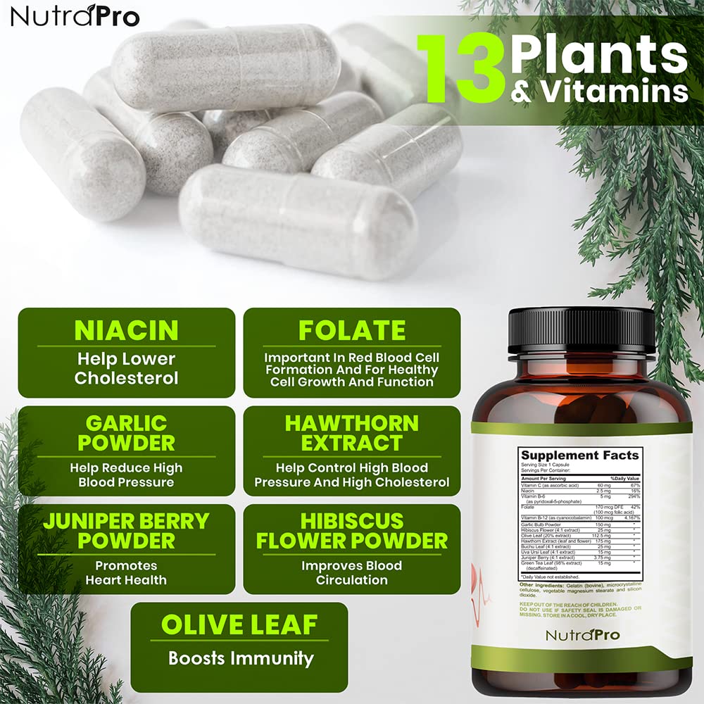 Authentic USA imported NutraPro blood pressure supplement pack for advanced daily circulatory wellness
