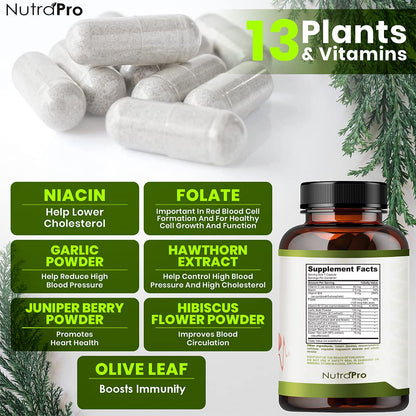 Authentic USA imported NutraPro blood pressure supplement pack for advanced daily circulatory wellness