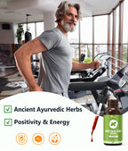 Close up of KingHealth Holy Basil herbal tincture dropper