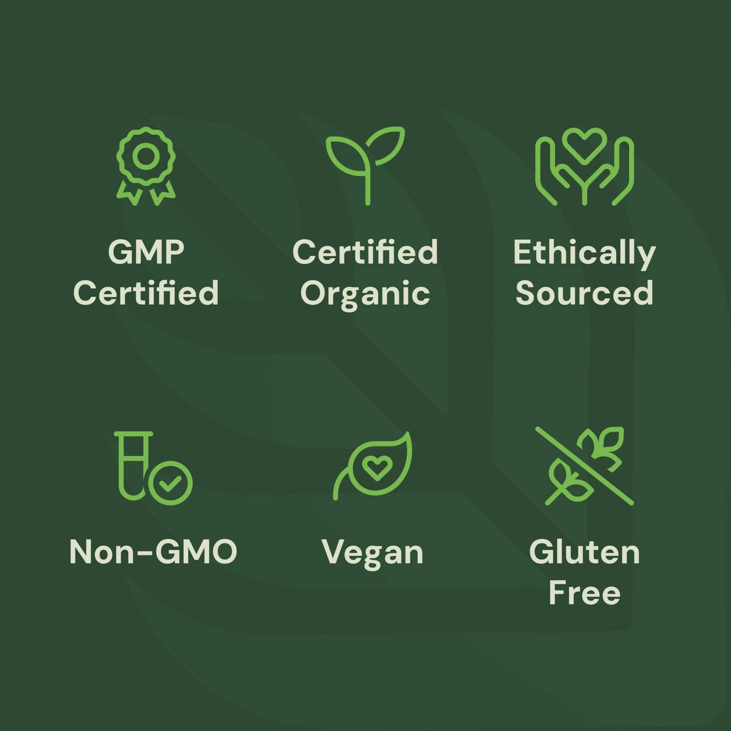 Rebel Herbs organic adaptogen capsules packaging detail