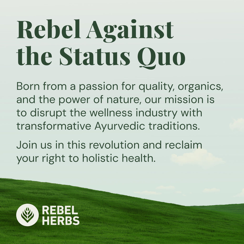 Rebel Herbs Tulsi supplement USA imported quality seal