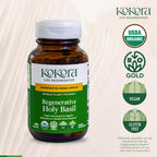Top view of Kokora Regenerative Holy Basil bottle cap