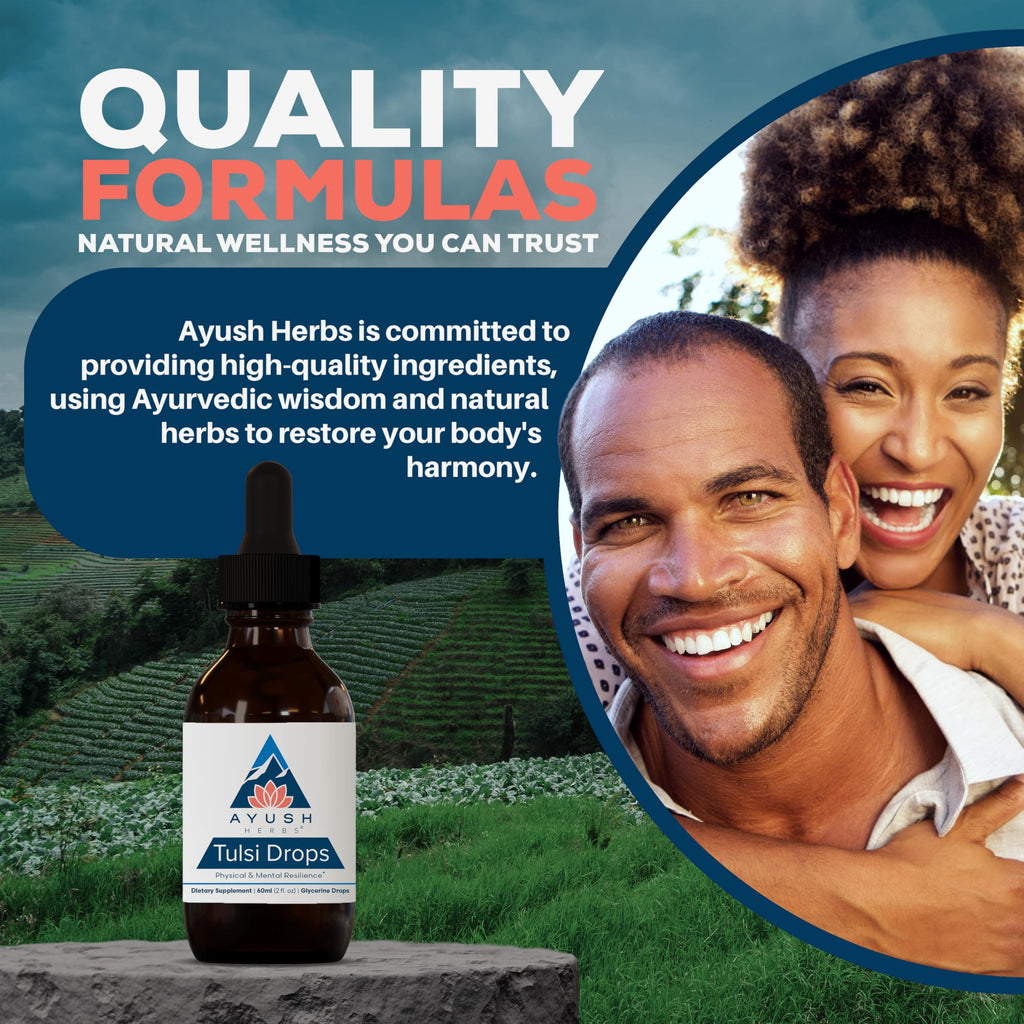 Ayush Herbs Holy Basil glycerite herbal supplement
