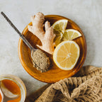 Erbology holy basil powder serving suggestion in tea