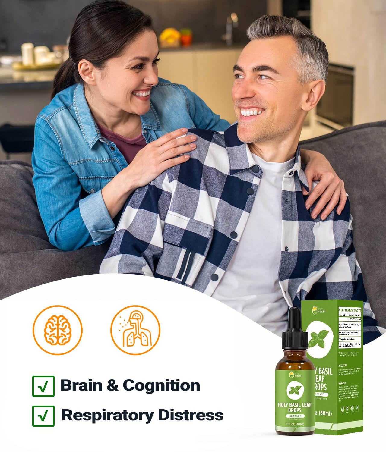 Label details of KingHealth Tulsi immune support liquid