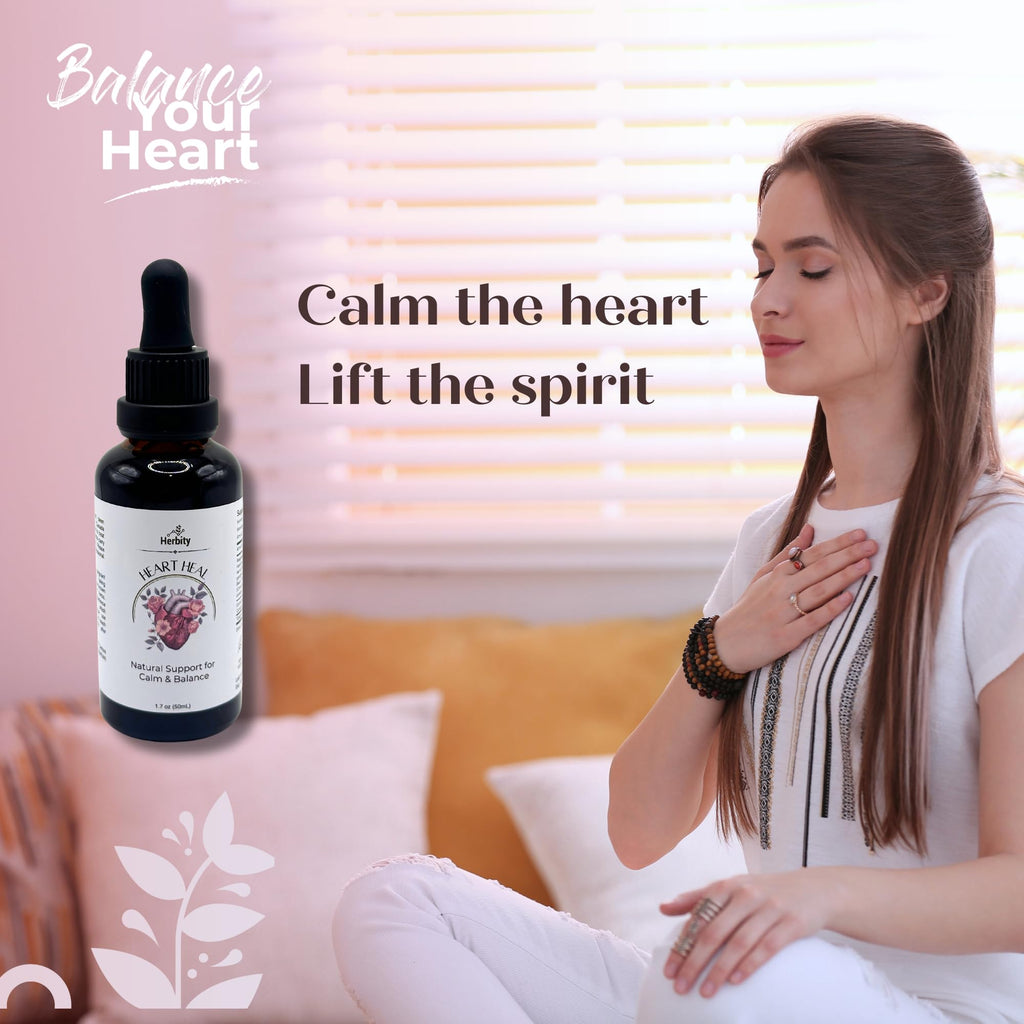 Authentic Herbity Heart Heal supplement packaging details