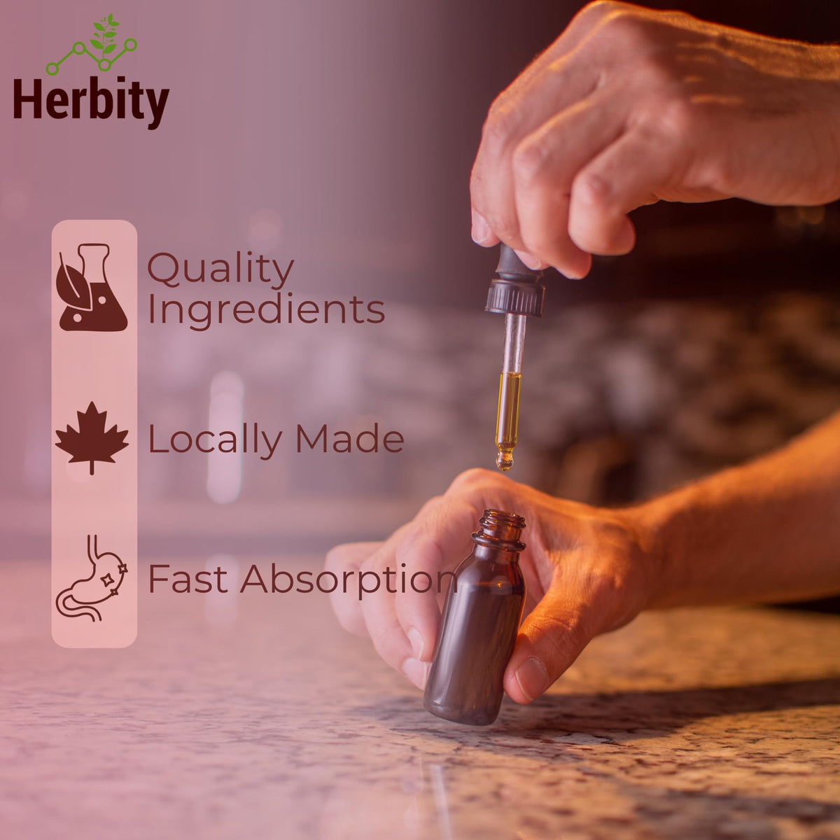 Herbity Heart Heal emotional wellness drops for daily use
