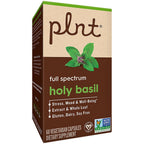 Top view of Plnt Holy Basil supplement bottle cap