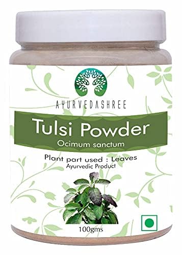 Using Ayurvedashree Tulsi powder for organic skincare face pack