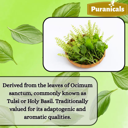 Puranicals Holy Basil capsules nutritional information label