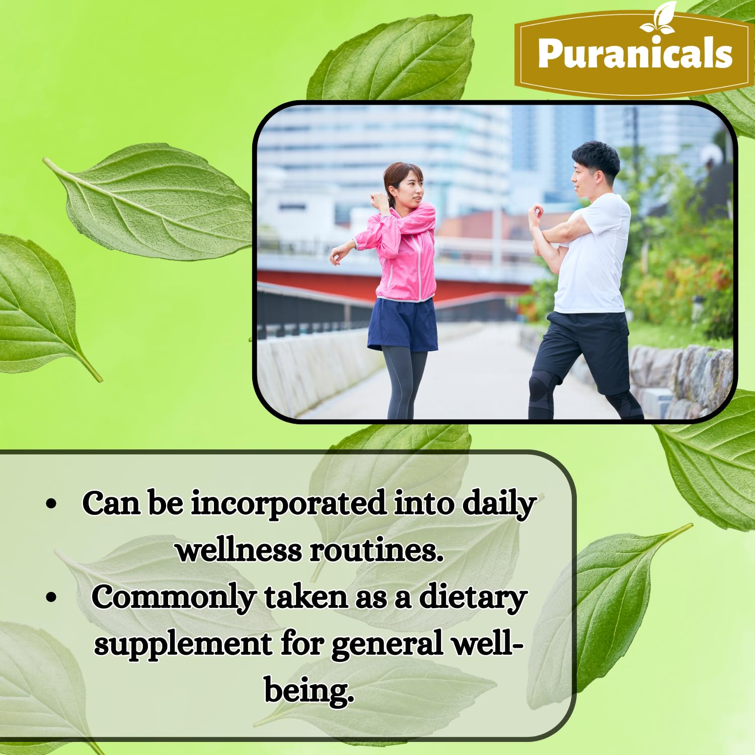 Puranicals Holy Basil 600 milligram supplement jar