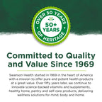 Swanson Holy Basil Leaf 120 capsules bottle wellness product