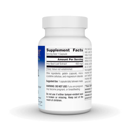 Planetary Herbals adaptogenic supplement bottle label details