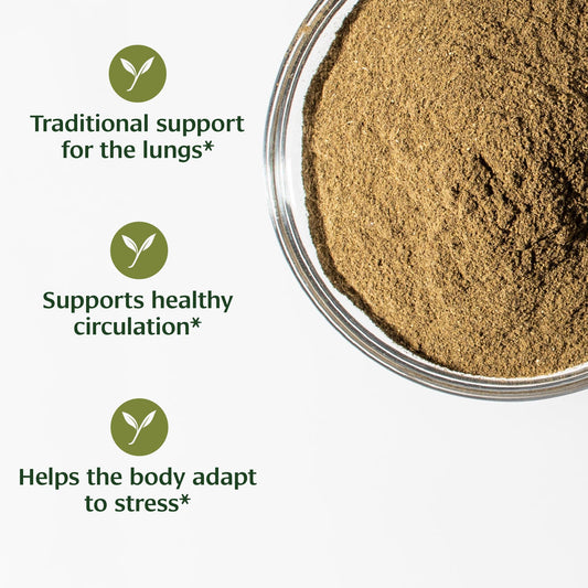 Banyan Botanicals Holy Basil powder jar size half pound