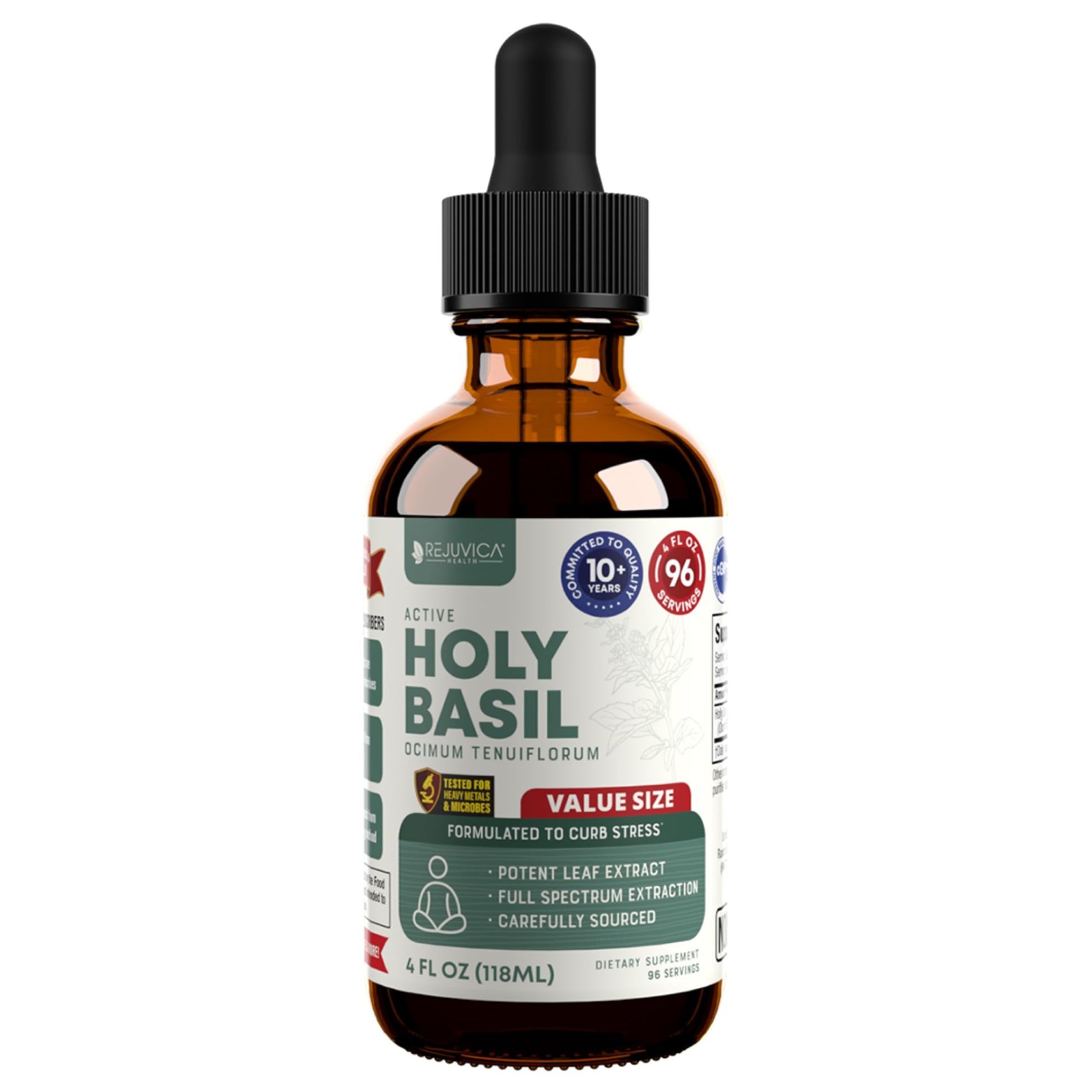 Rejuvica Health liquid herbal extract bottle lifestyle placement