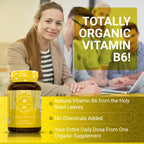 Close up of True Veda Tulsi capsules label details